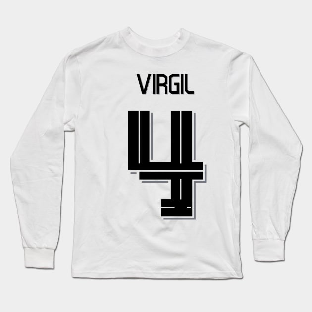 Virgil Van Dijk Liverpool Away jersey 22/23 Long Sleeve T-Shirt by Alimator